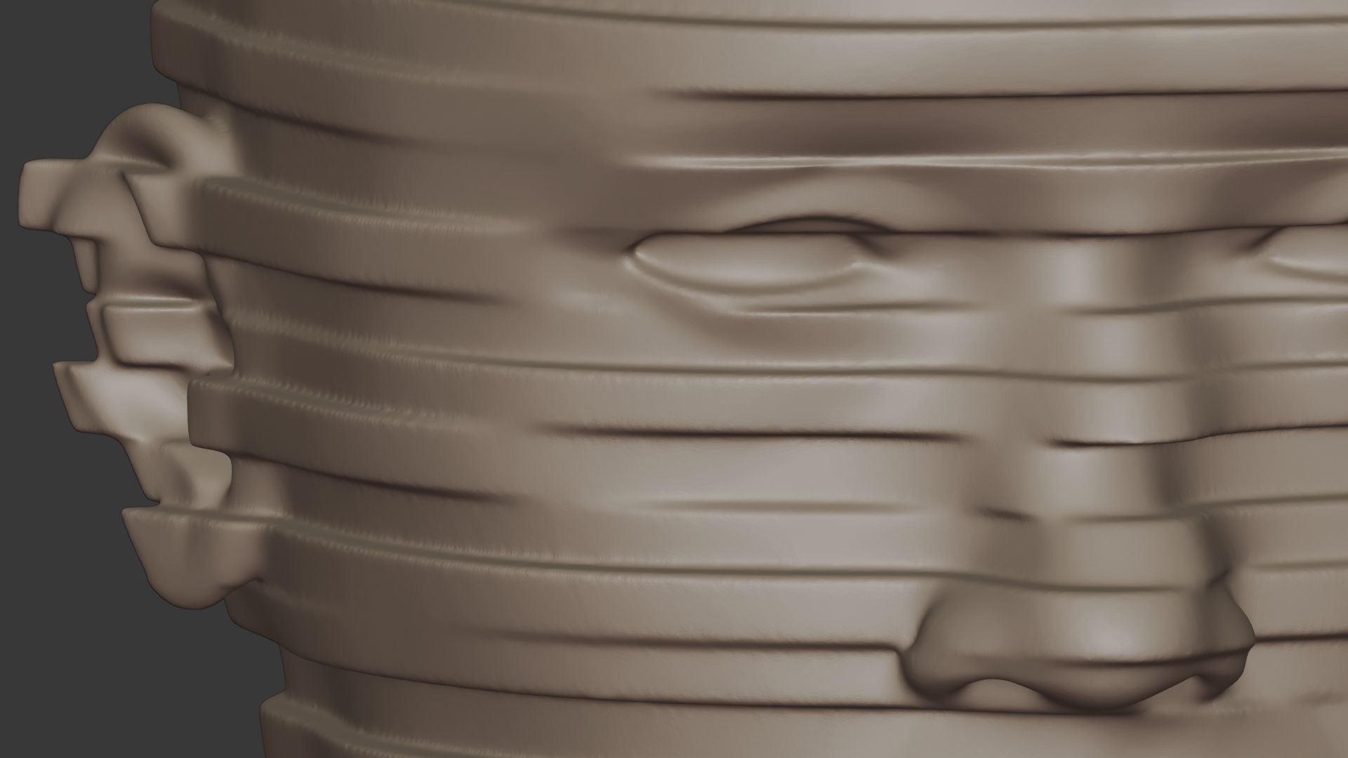 Abstract Head - Bust -- Ready for 3D Printing 3D print model_5