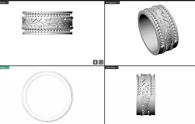 leafy band 3D print model