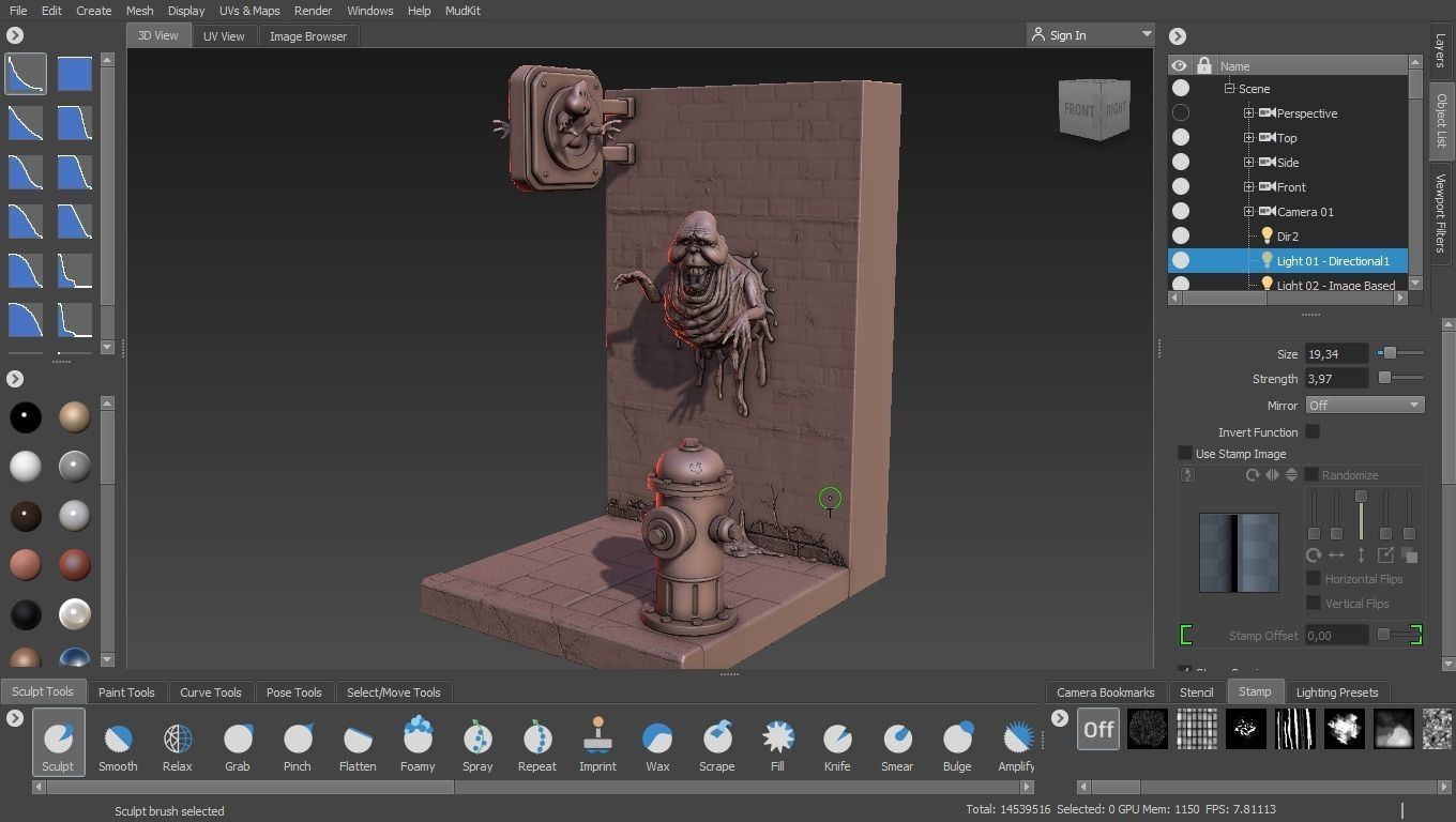 Ghostbusters Slimer 3D Printable Diorama 3D print model_21