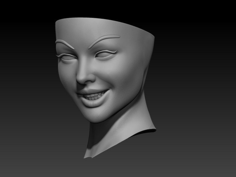 Mara jade Pin-up slashed AT-AT leg 3D model 3D printable | CGTrader