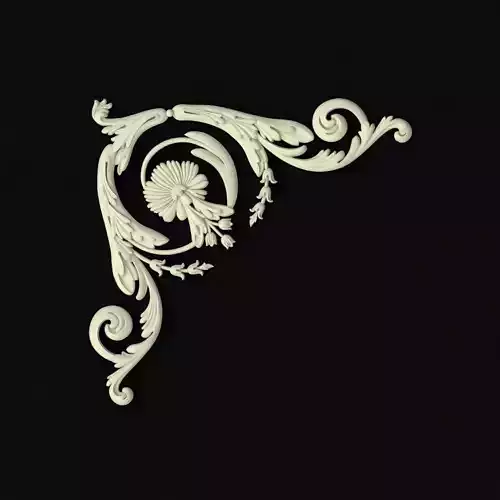 Central decor ornament for furniture