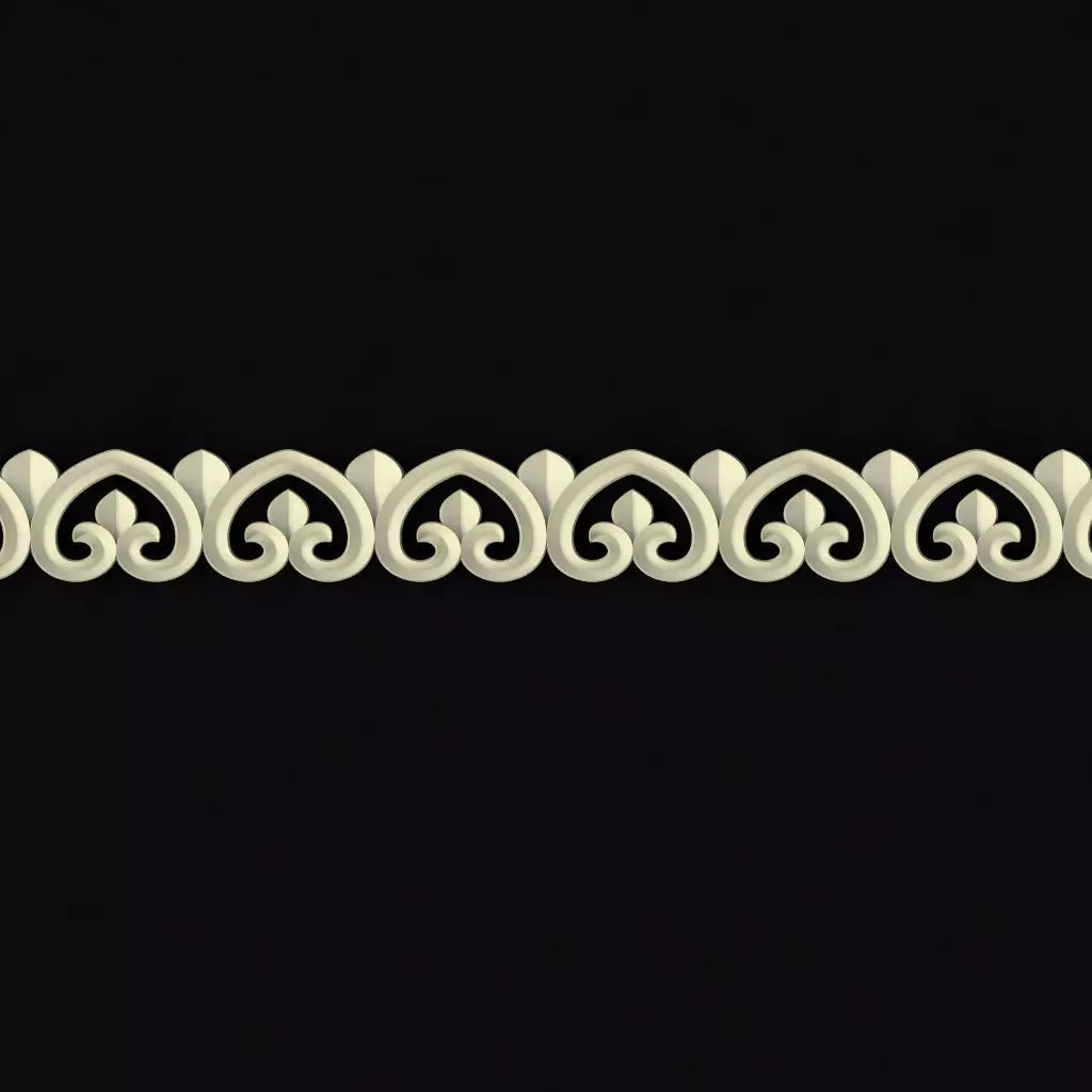 Central decor ornament for furniture Free 3D model