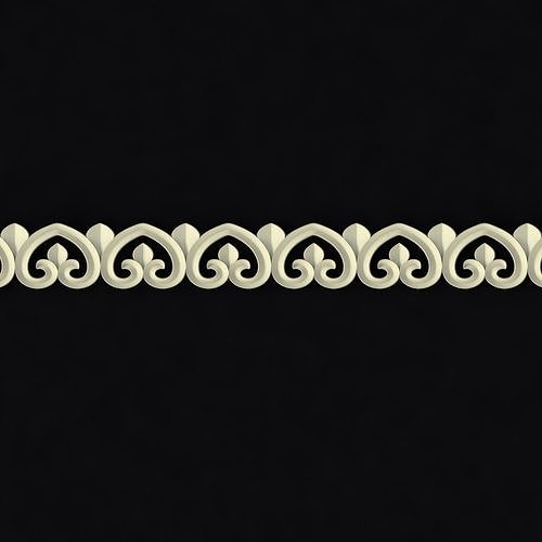 Central decor ornament for furniture Free 3D model