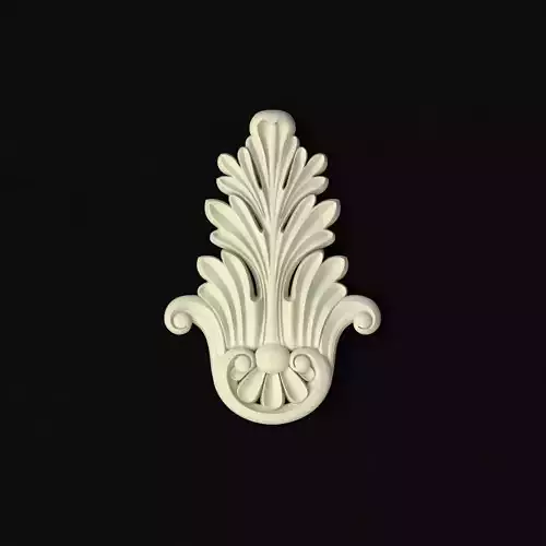 Central decor ornament for furniture