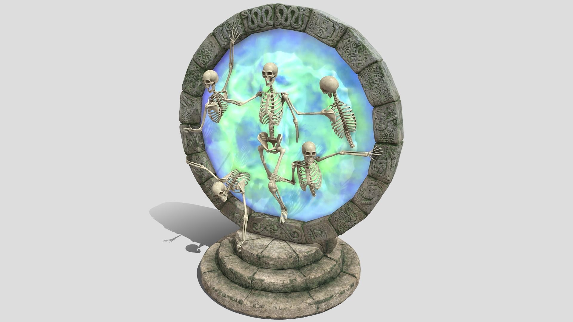 Death portal 3D model_2