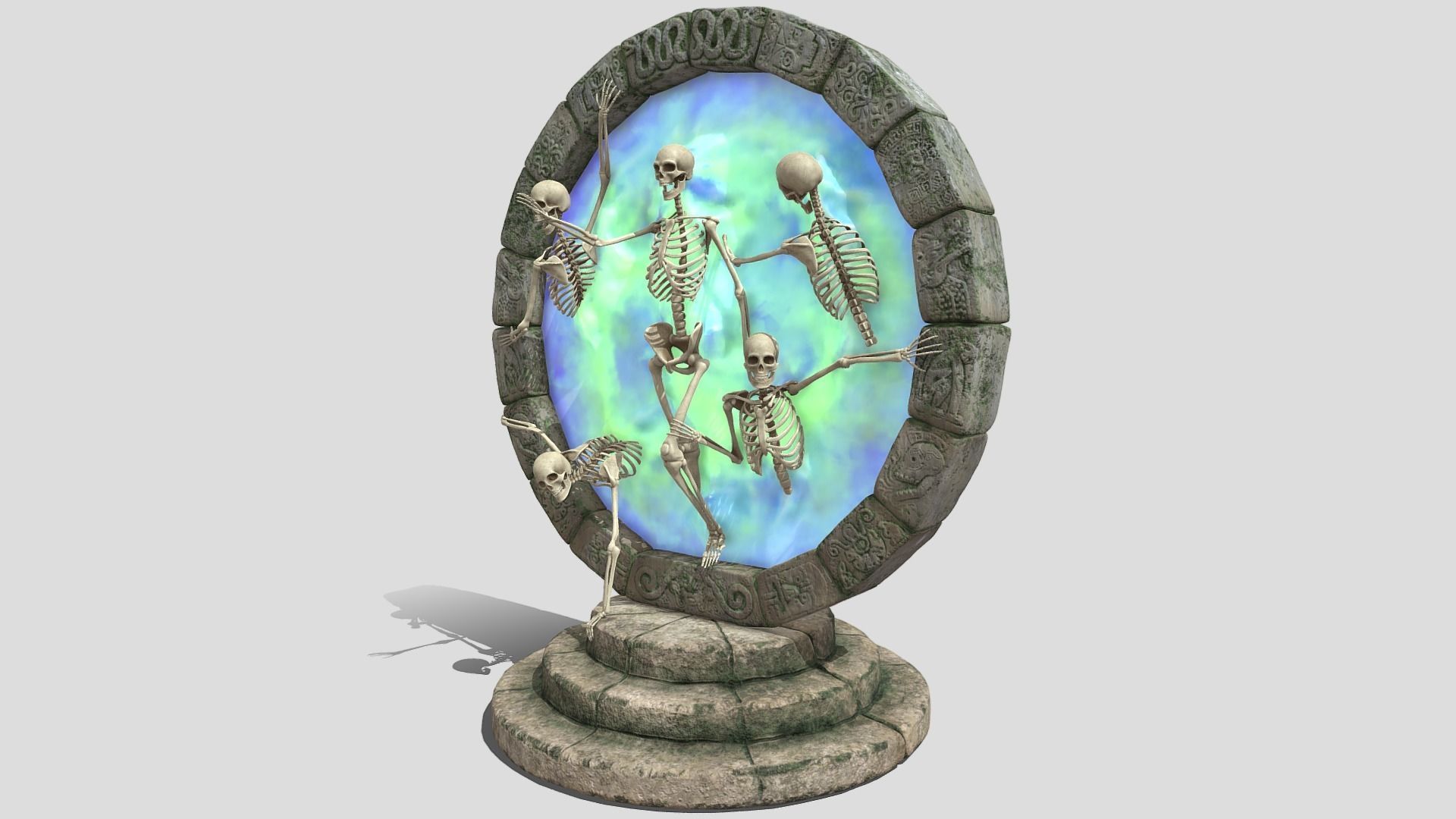 Death portal 3D model_14