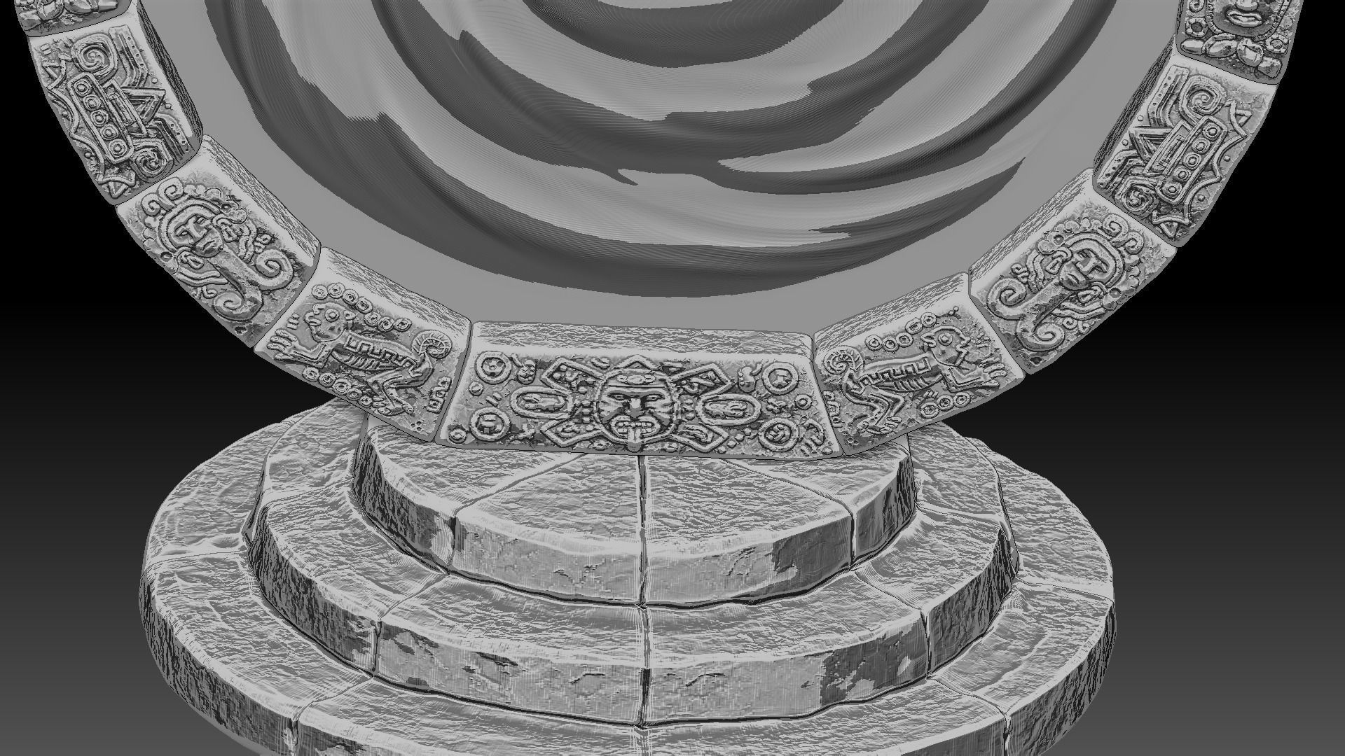 Death portal 3D model_7