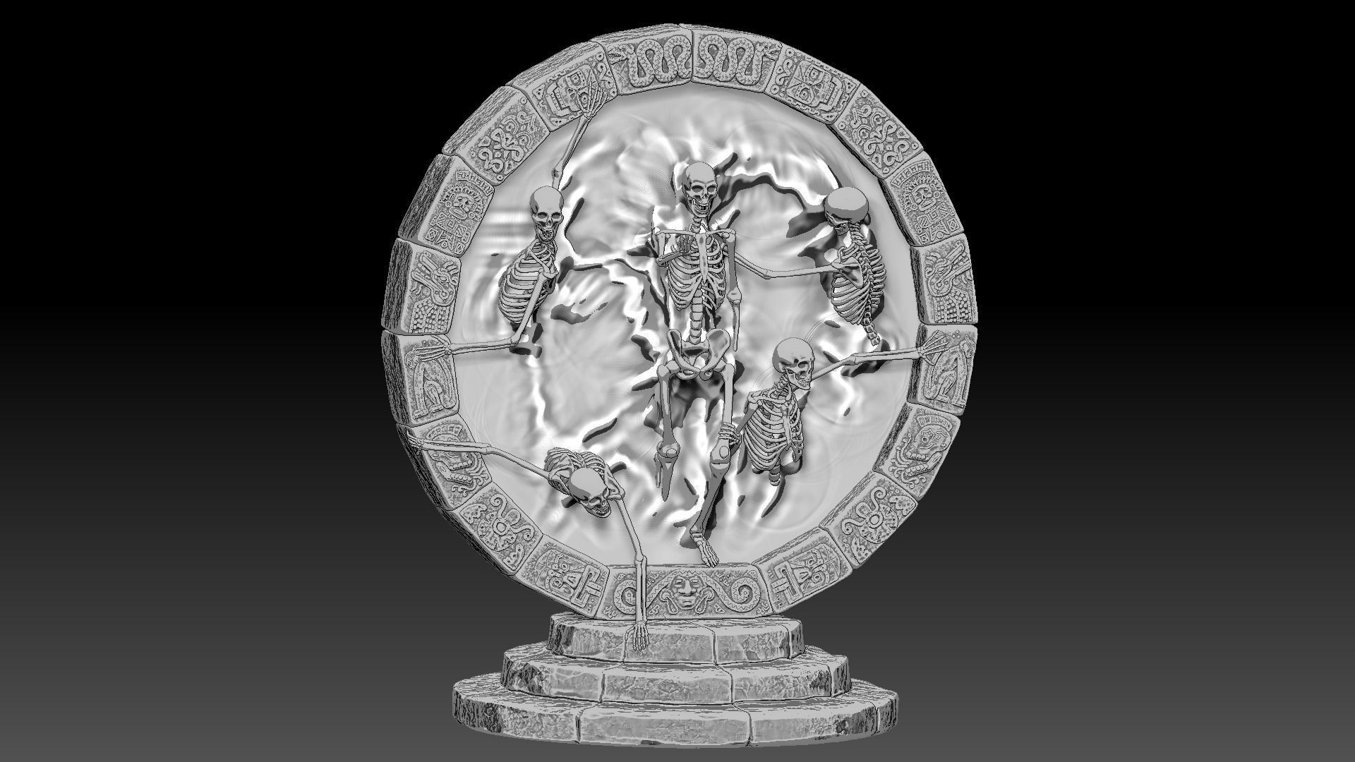 Death portal 3D model_4