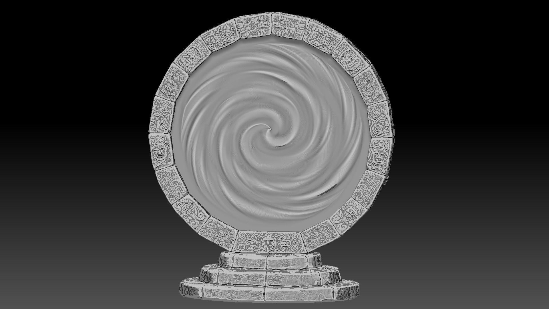 Death portal 3D model_6