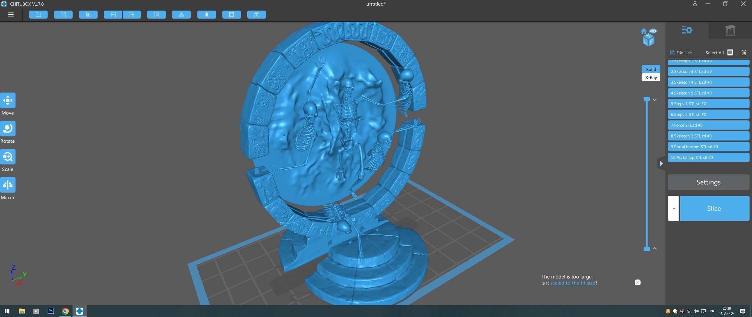 Death portal 3D model_10