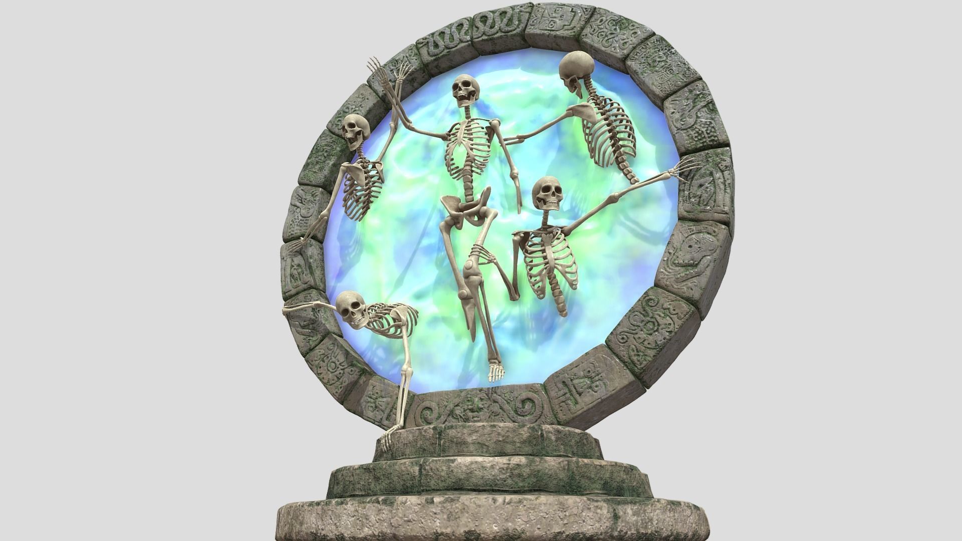 Death portal 3D model_17