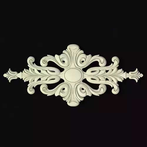 Central decor ornament for furniture