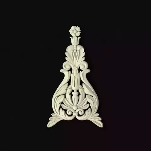 Central decor ornament for furniture