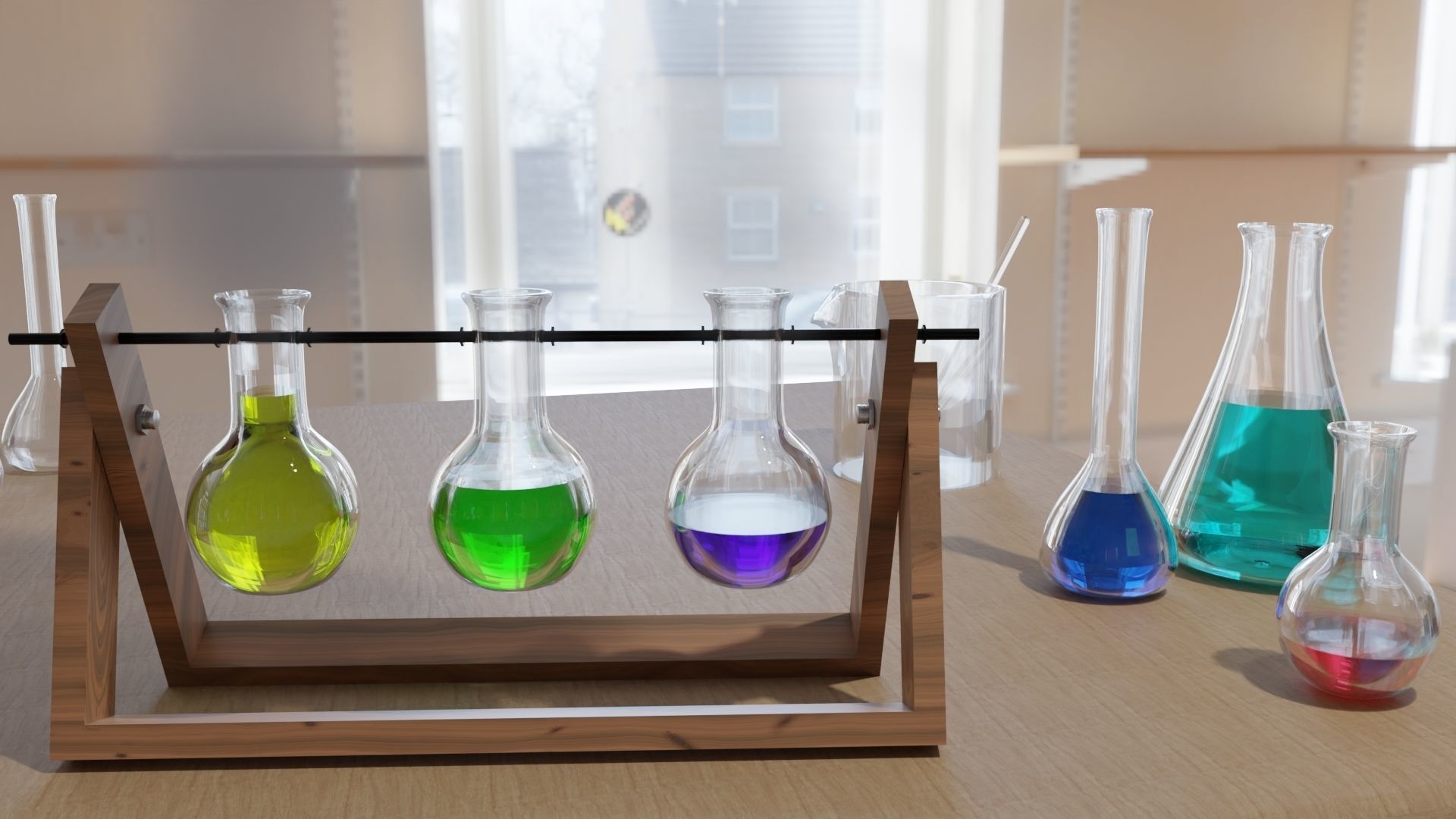 Chemistry Free 3D model_2