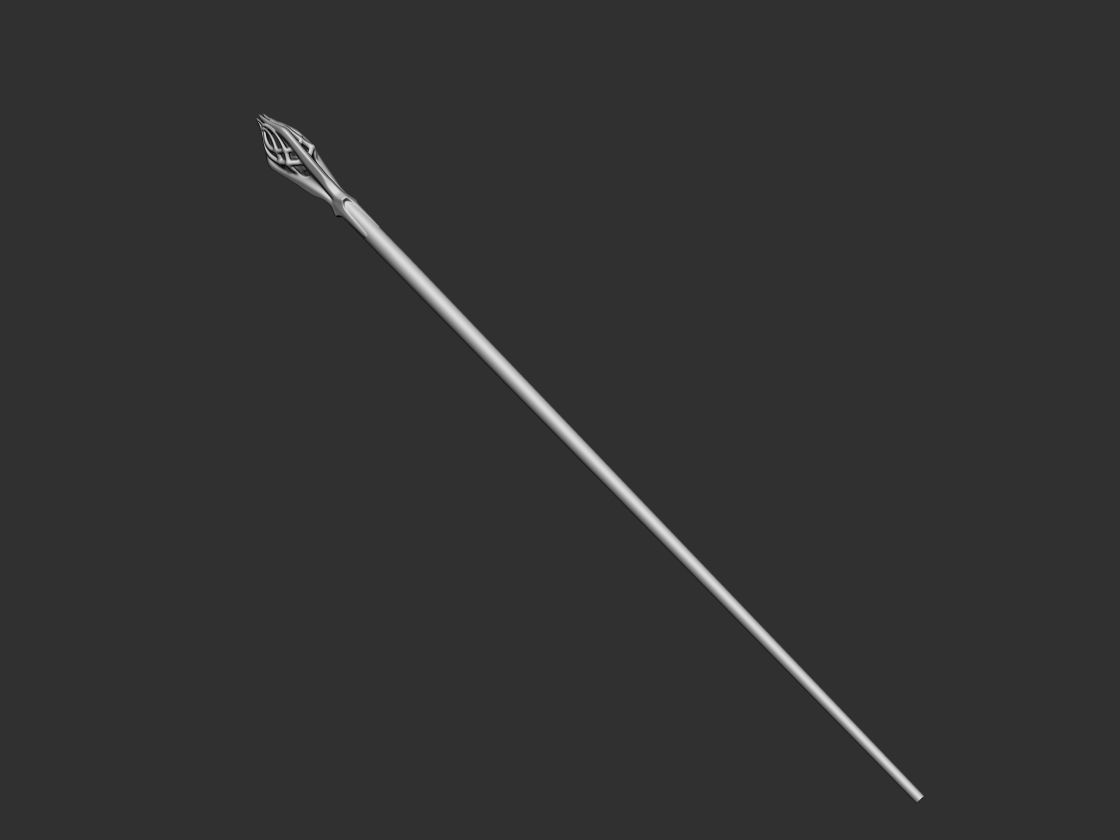 Gandalf Wizard Staff lord of the rings 3D DIGITAL DOWNLOAD 3D print model_1