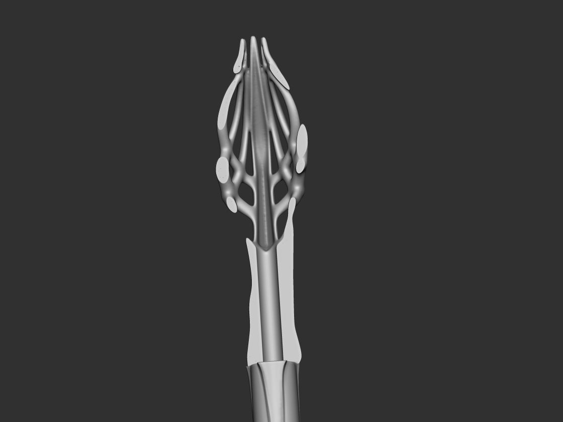 Gandalf Wizard Staff lord of the rings 3D DIGITAL DOWNLOAD 3D print model_2