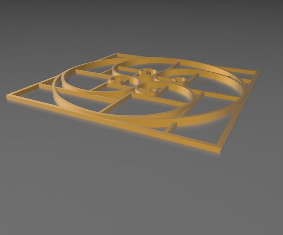 GEOMETRIA FIBONACCI 3D print model_4