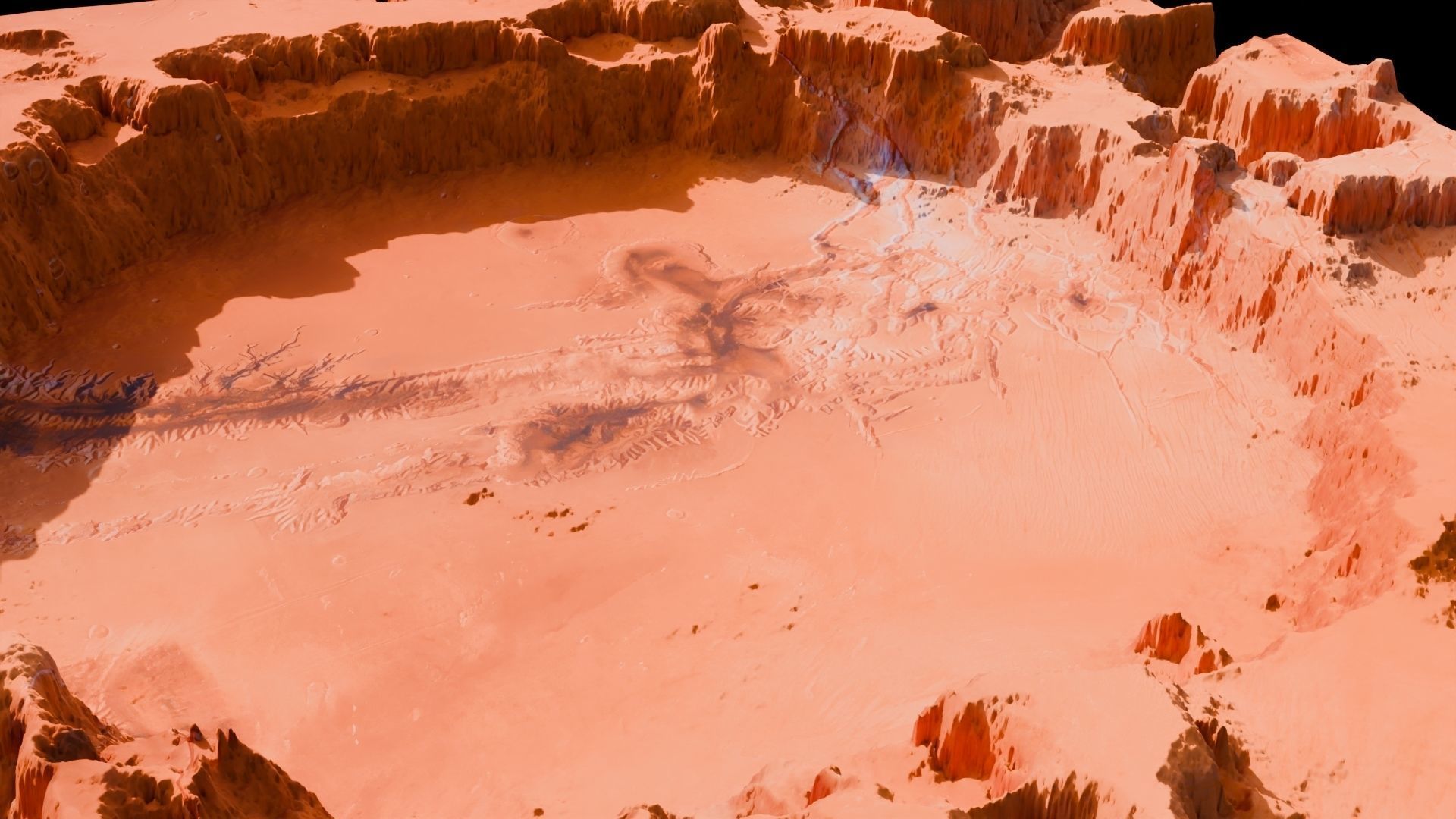 Landscape Crater 3D model  16 K 3D model_5