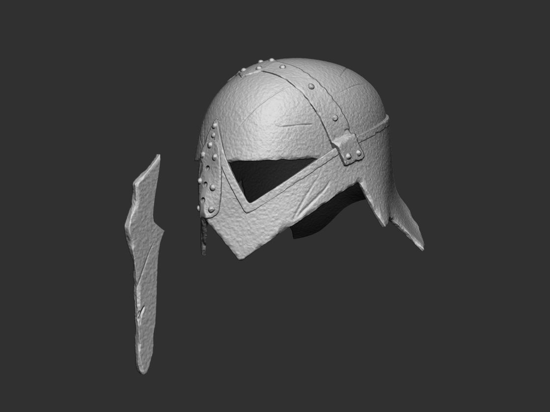 Sam Gamgee Orc Helmet lord of the rings 3D DIGITAL DOWNLOAD 3D print model_4