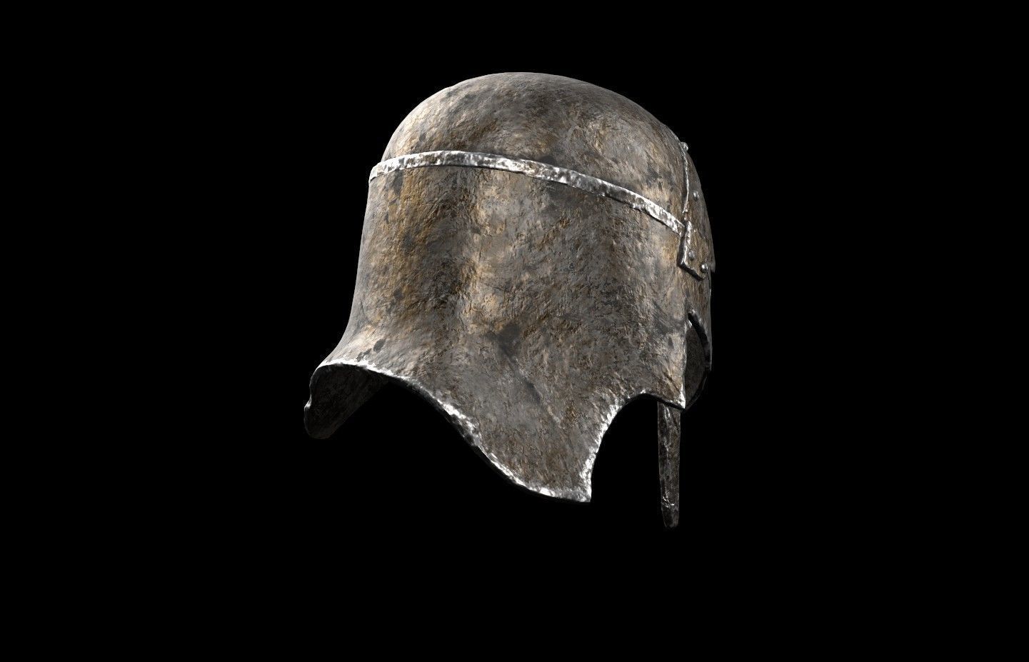 Sam Gamgee Orc Helmet lord of the rings 3D DIGITAL DOWNLOAD 3D print model_2