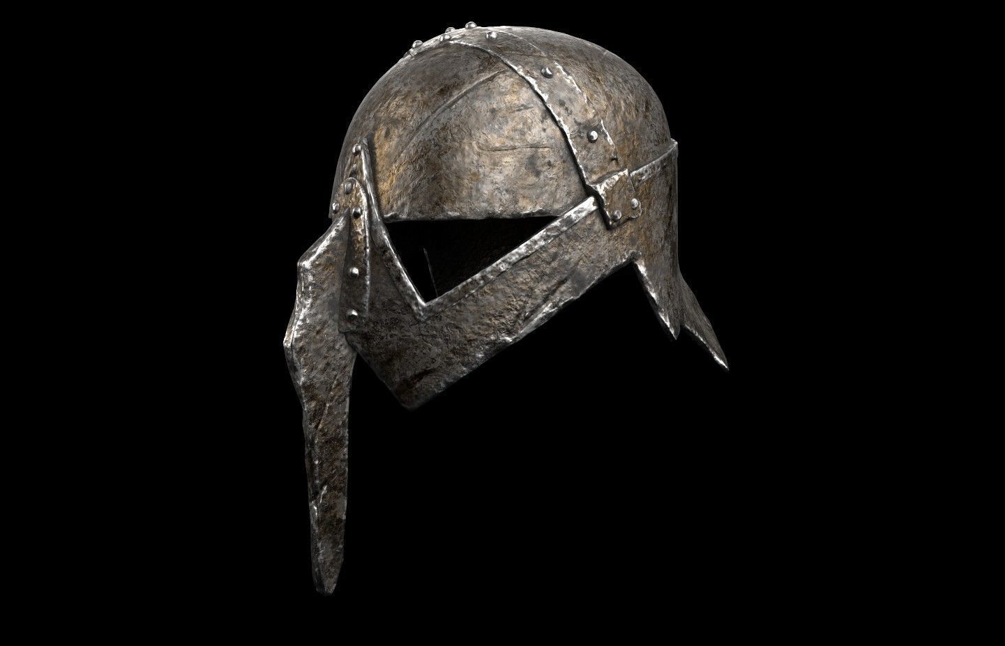 Sam Gamgee Orc Helmet lord of the rings 3D DIGITAL DOWNLOAD 3D print model_3