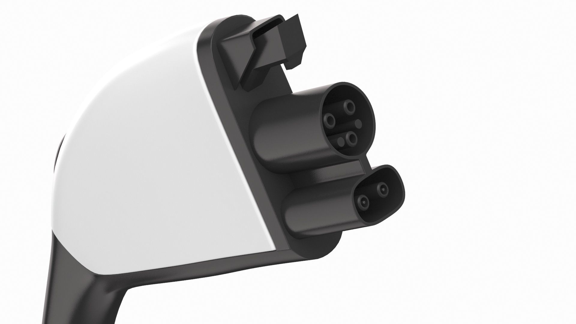 Electric Vehicle Charging Plug Socket 01 3D model_3