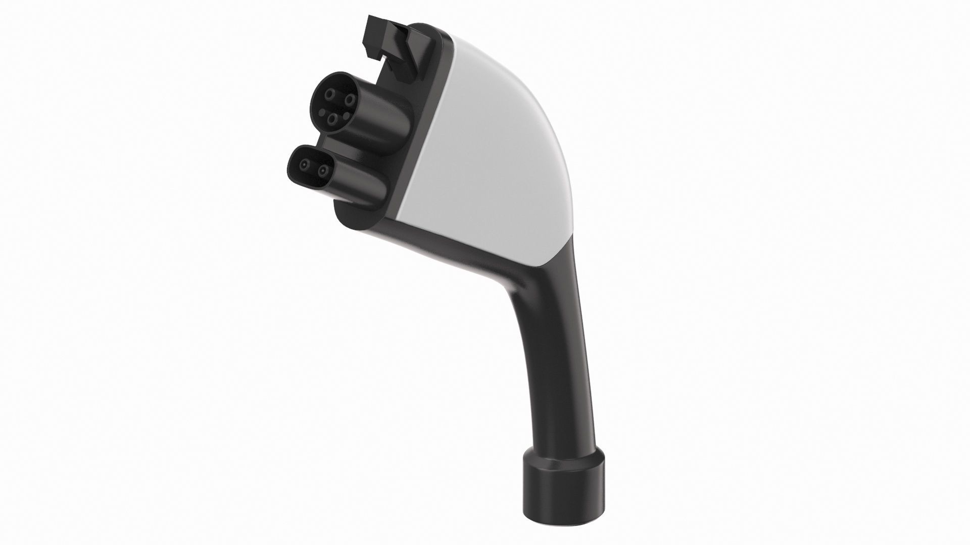 Electric Vehicle Charging Plug Socket 01 3D model_5
