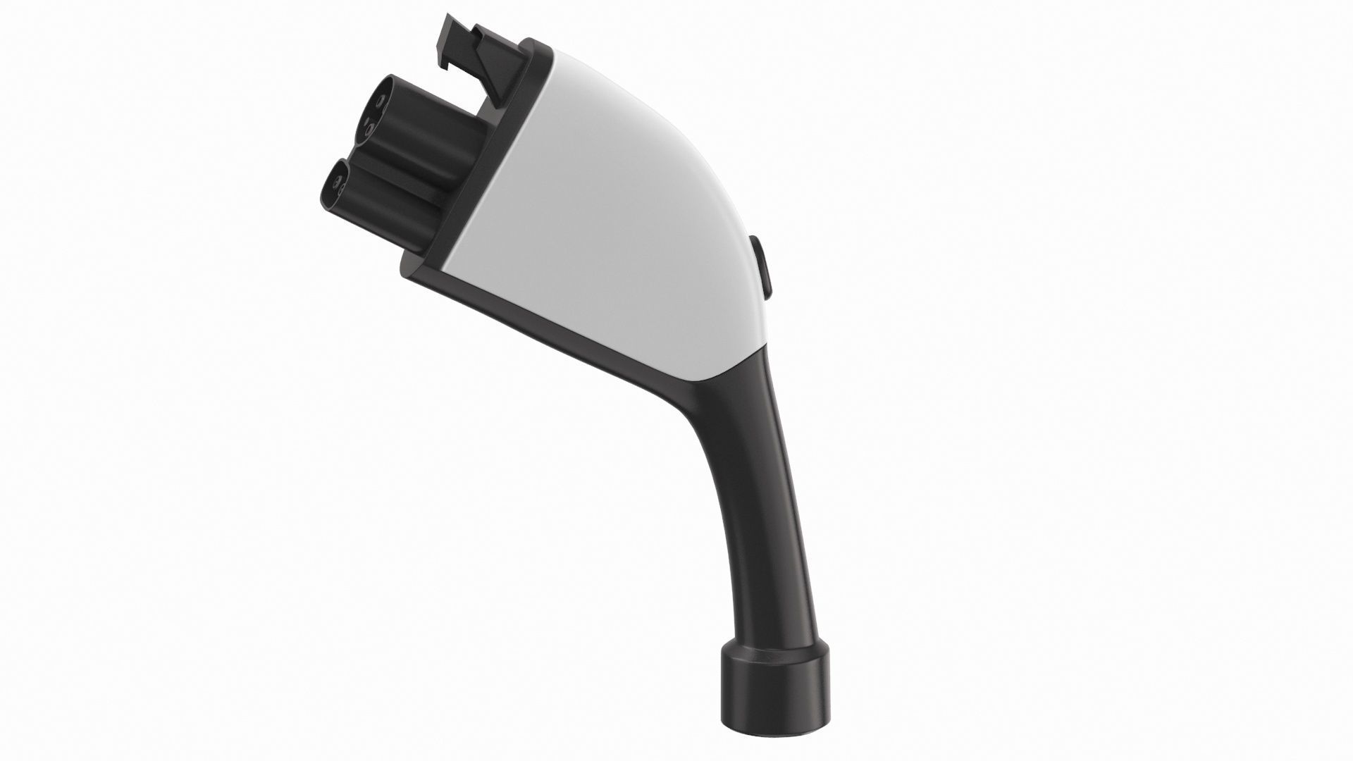 Electric Vehicle Charging Plug Socket 01 3D model_4