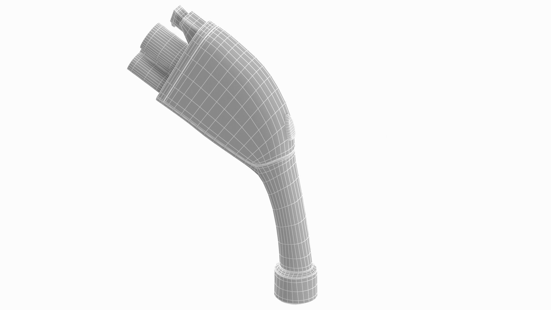 Electric Vehicle Charging Plug Socket 01 3D model_11