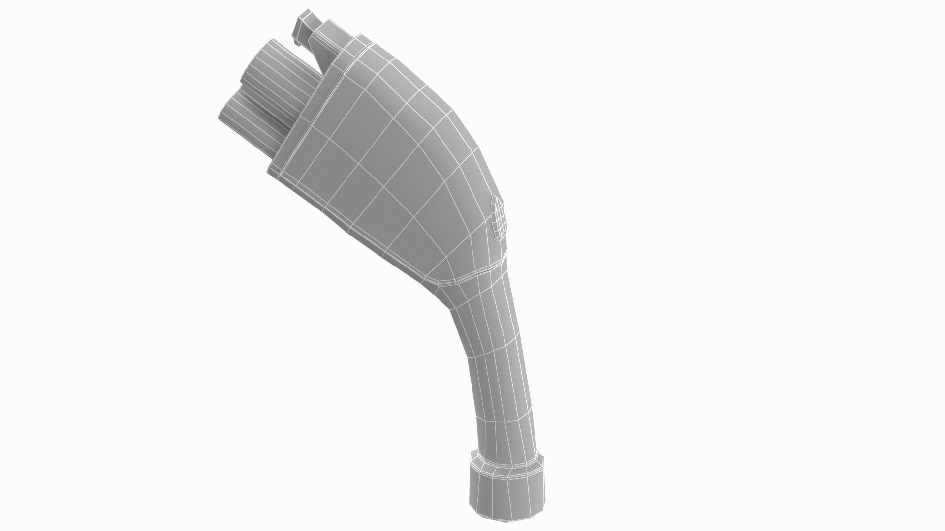 Electric Vehicle Charging Plug Socket 01 3D model_10