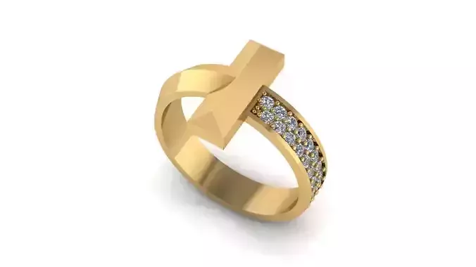 Tiffany  T T1 Ring 3D print model