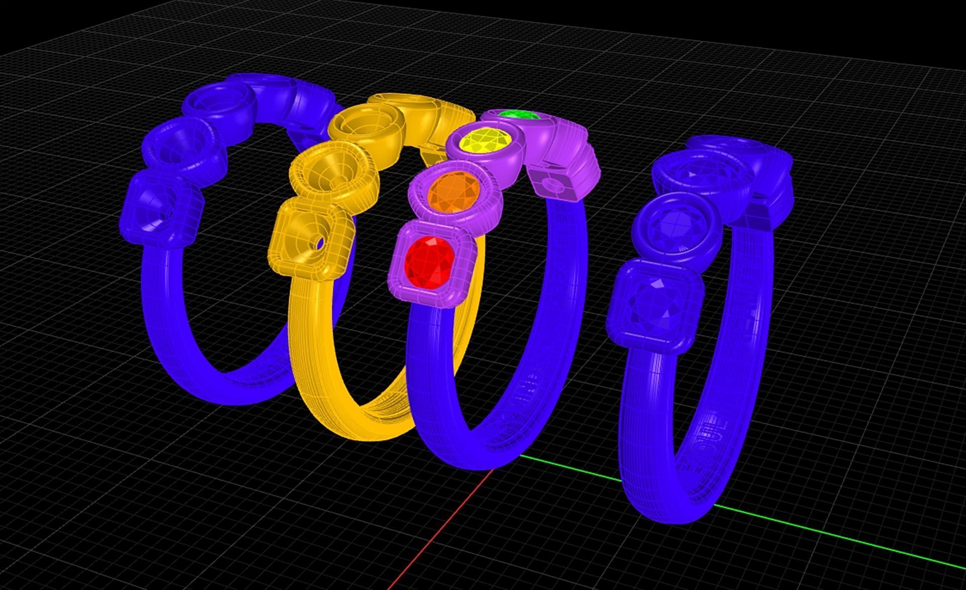 Thanos Ring 3D print model_21