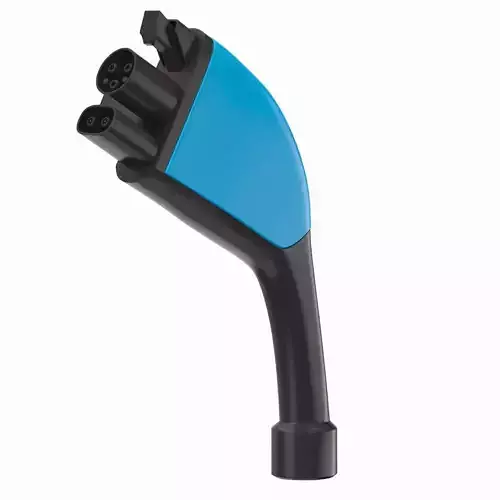 Electric Vehicle Charging Plug Socket 03 3D model