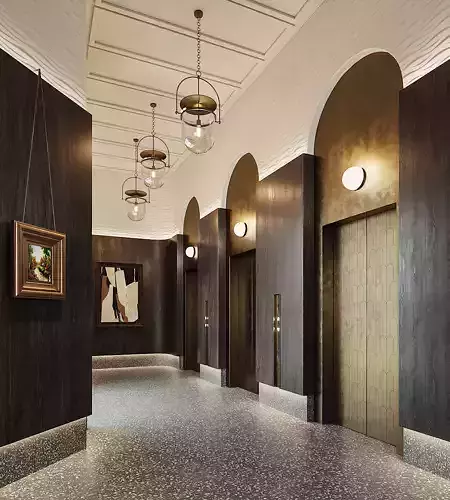 Hotel elevator room for fstorm 143d 3D model