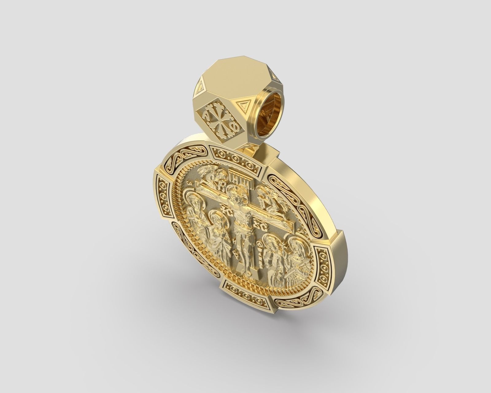 P 142 Crucifixion of Christ with upcoming 3D print model_14