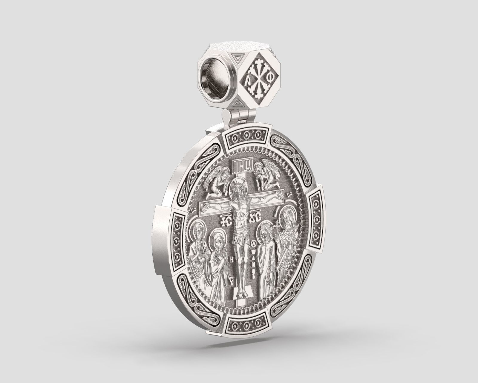 P 142 Crucifixion of Christ with upcoming 3D print model_1