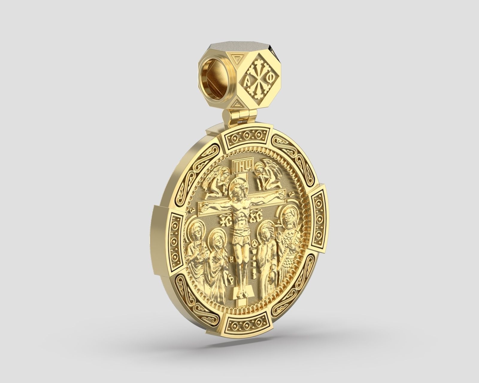 P 142 Crucifixion of Christ with upcoming 3D print model_11