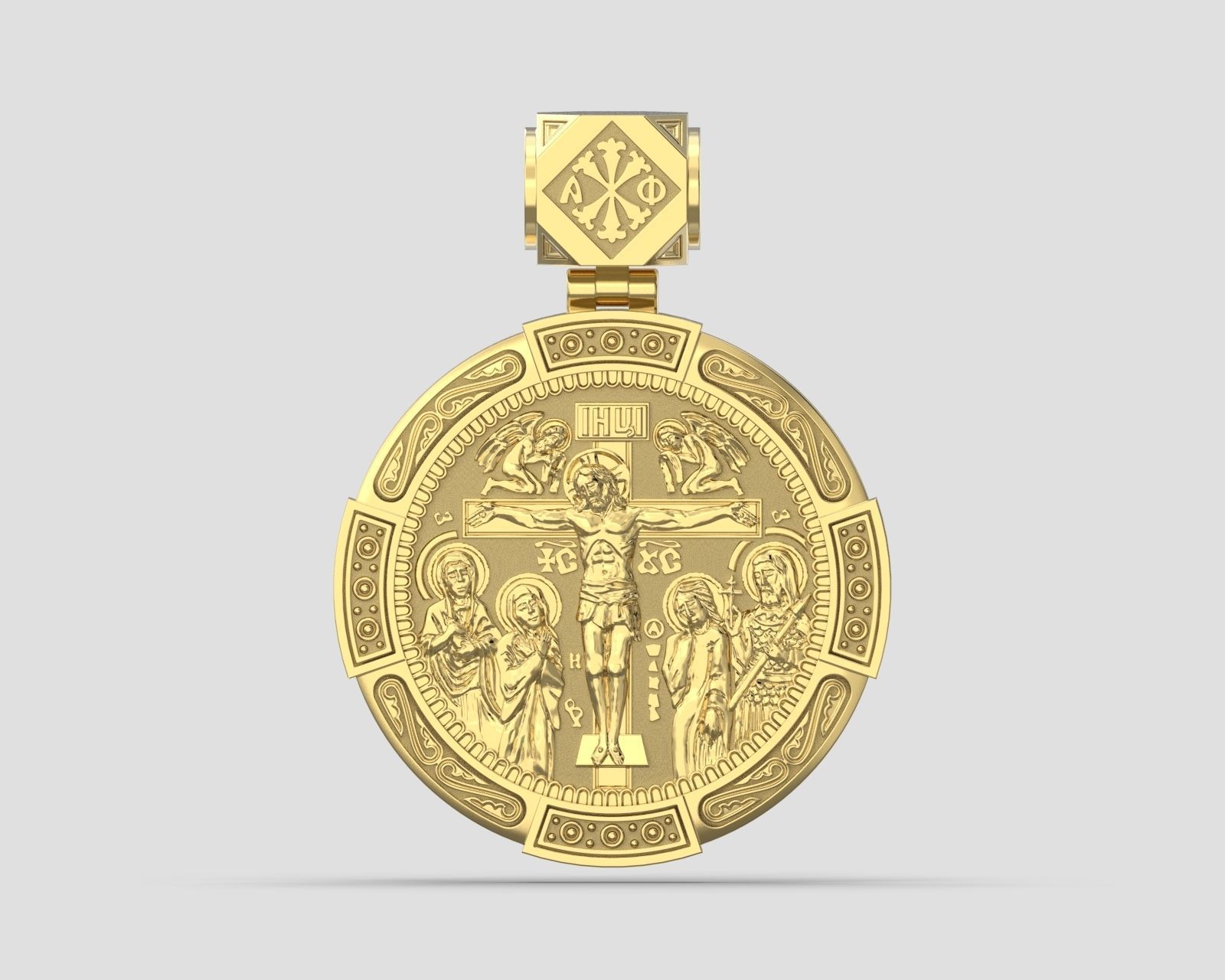 P 142 Crucifixion of Christ with upcoming 3D print model_10