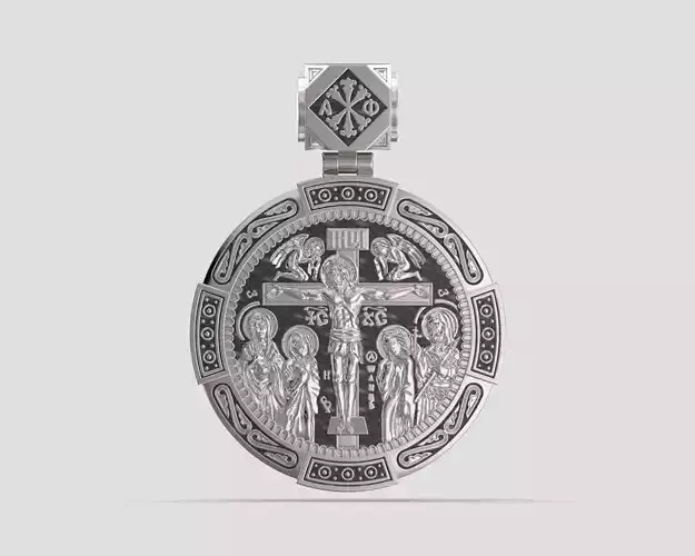 P 142 Crucifixion of Christ with upcoming