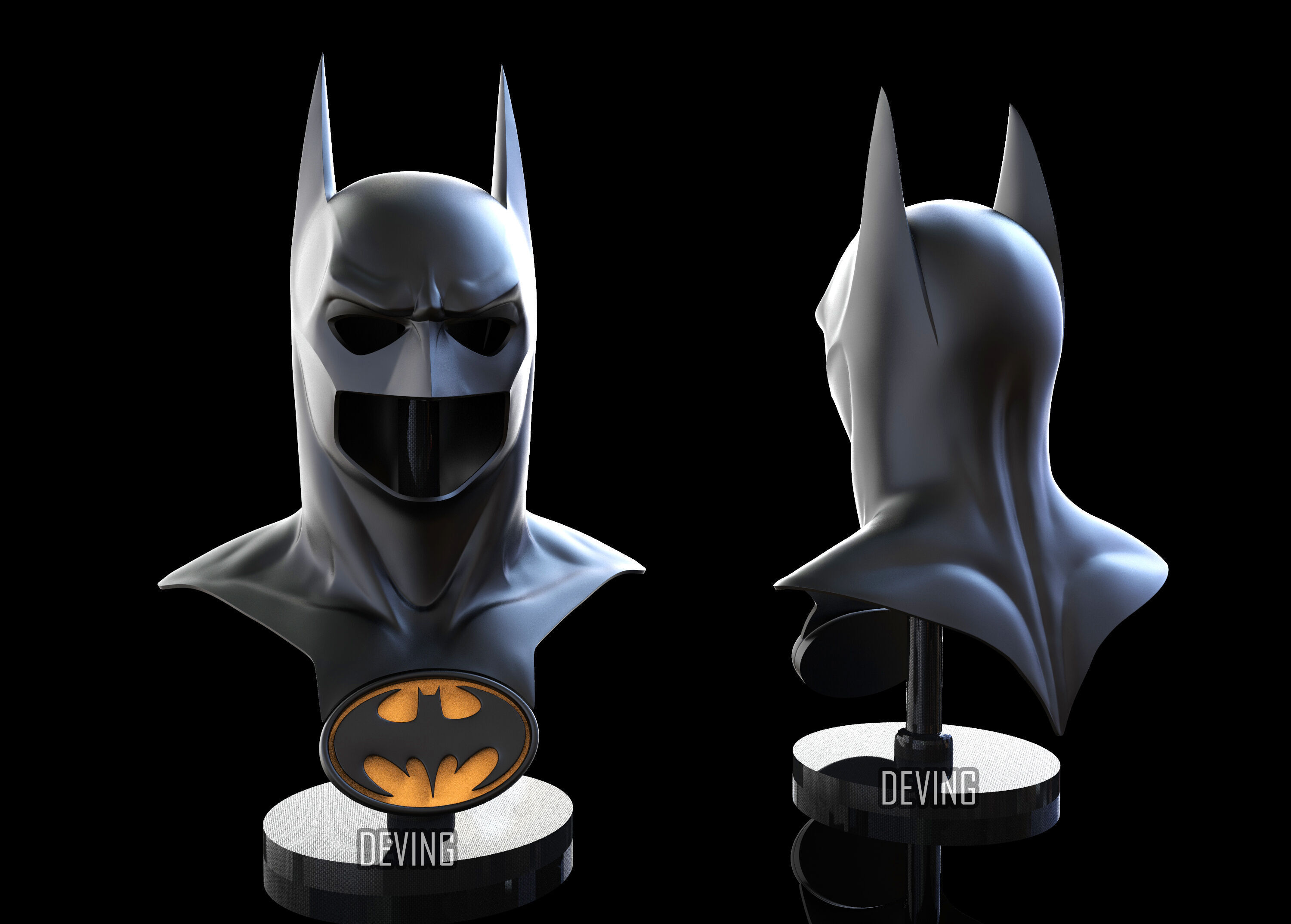 PANTHER FOREVER BATSUIT 1995 3D print model_4