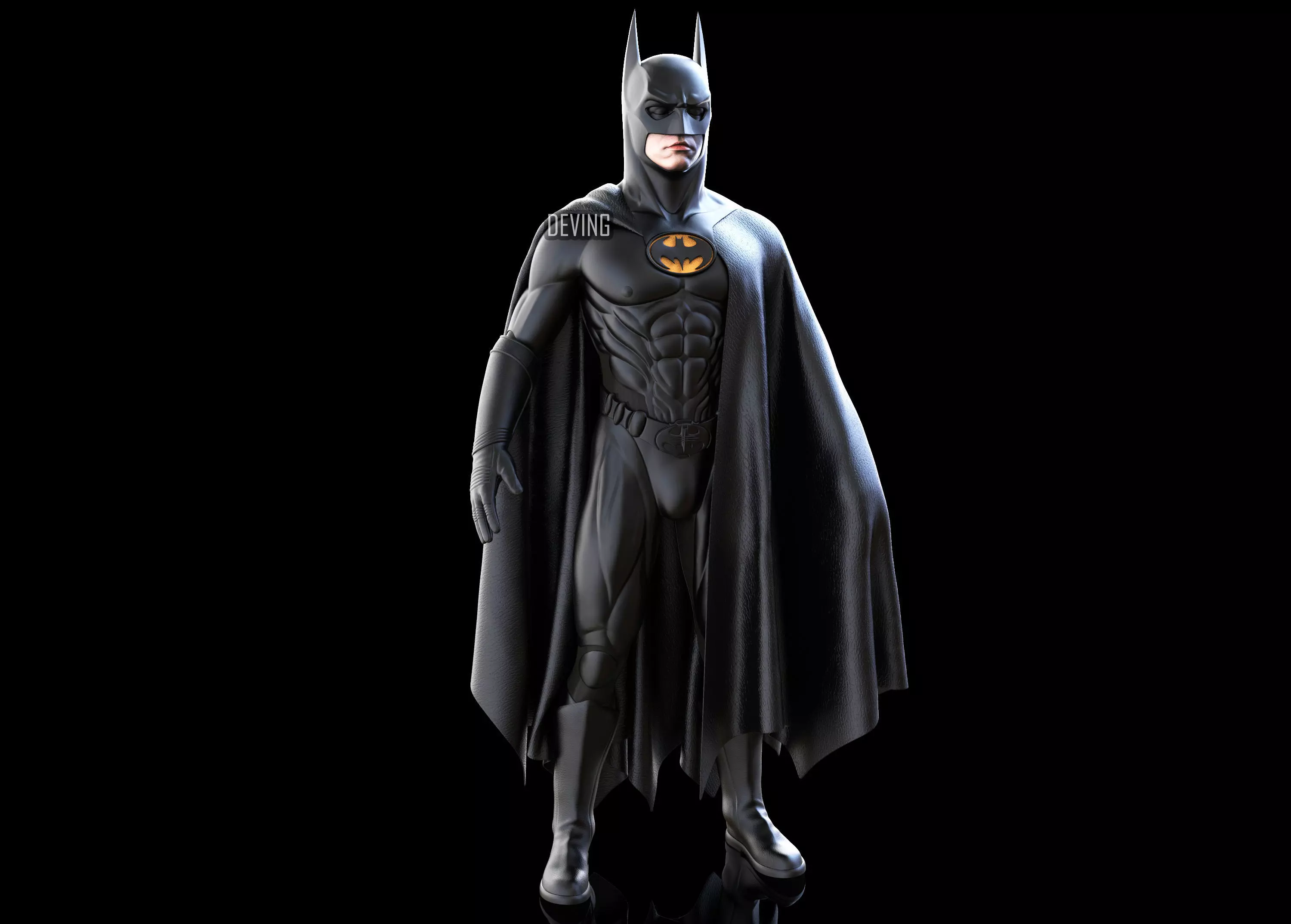 PANTHER FOREVER BATSUIT 1995 3D print model_0