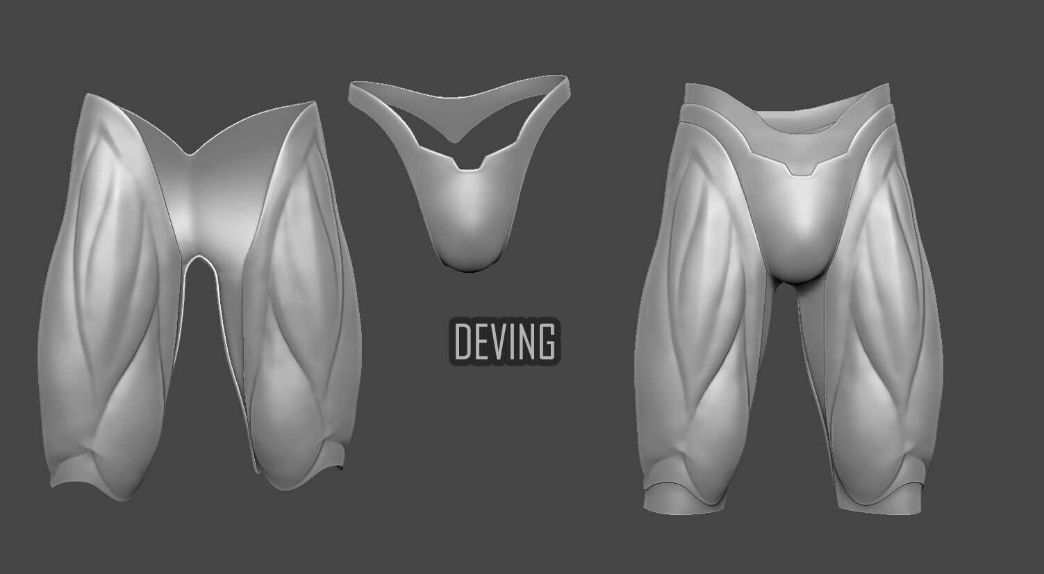 PANTHER FOREVER BATSUIT 1995 3D print model_9