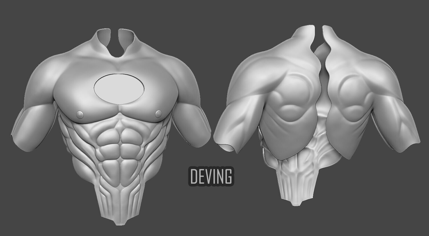 PANTHER FOREVER BATSUIT 1995 3D print model_12
