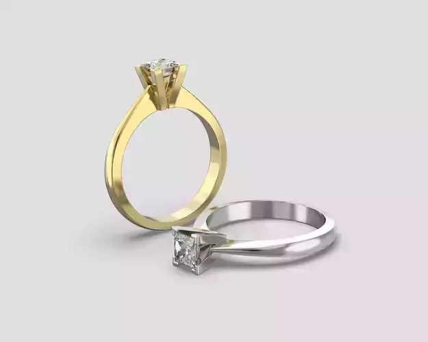 R 025 Solitaire Ring