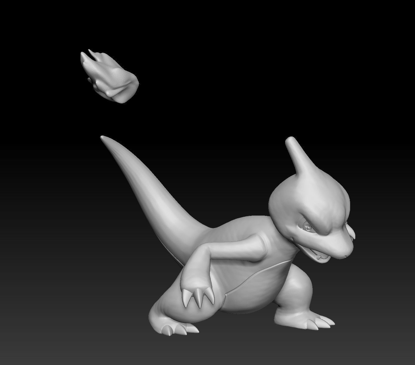 Pokemon Charmander Charmeleon Charizard 3D print model_5