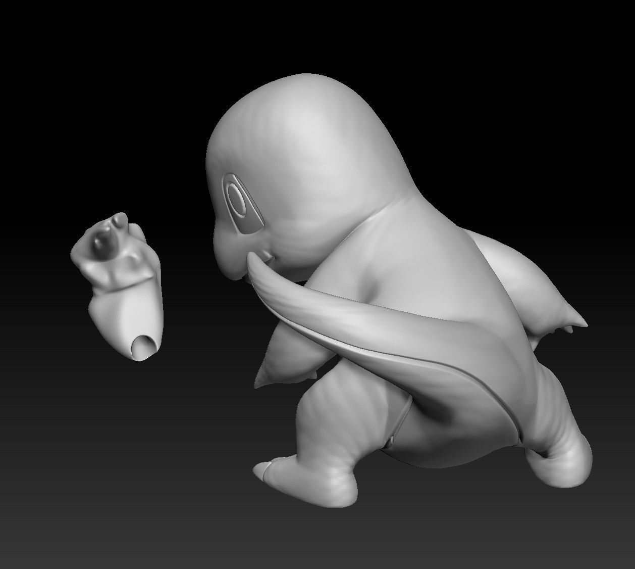 Pokemon Charmander Charmeleon Charizard 3D print model_4