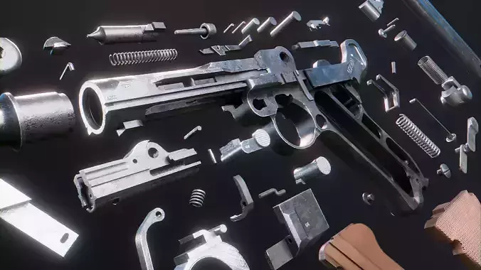 Luger P08 - WW2 German Pistol