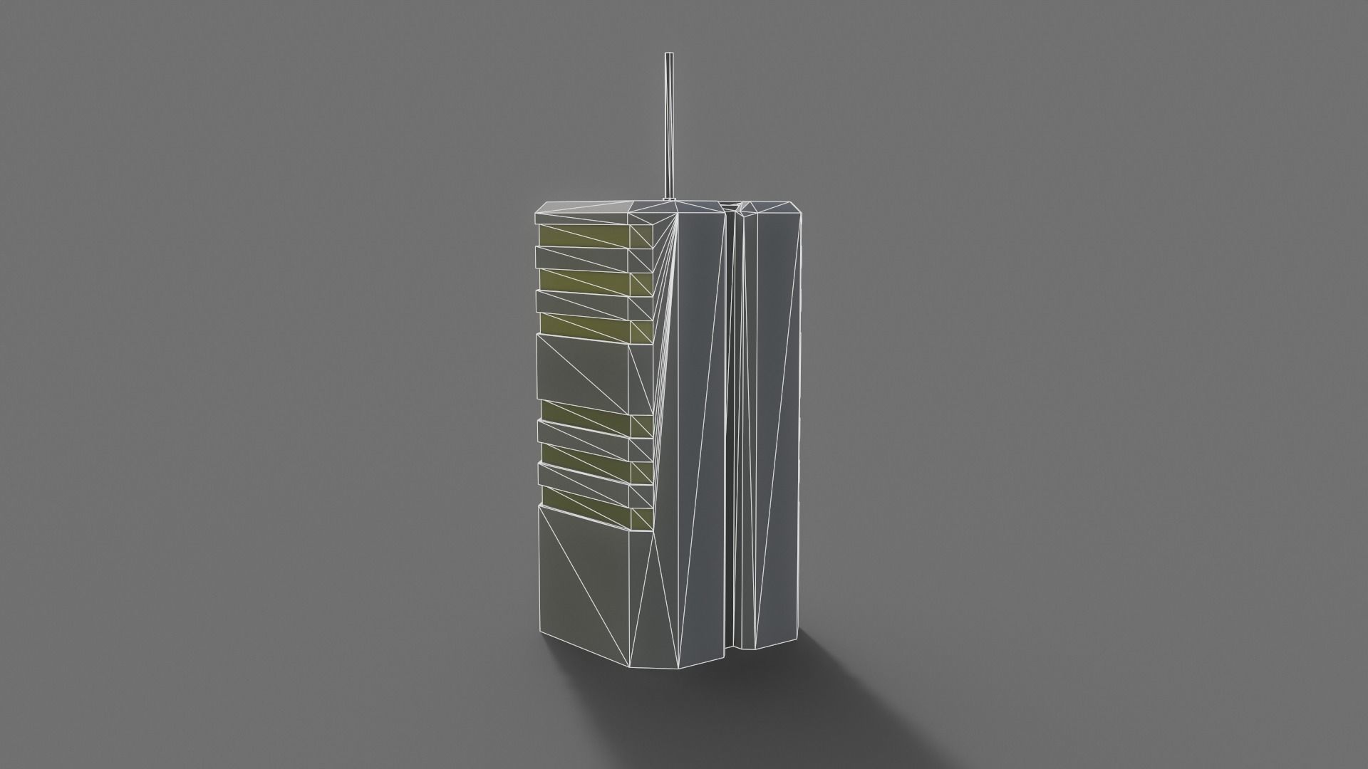 PBR Sci-Fi Building A21 Low-poly 3D model_12