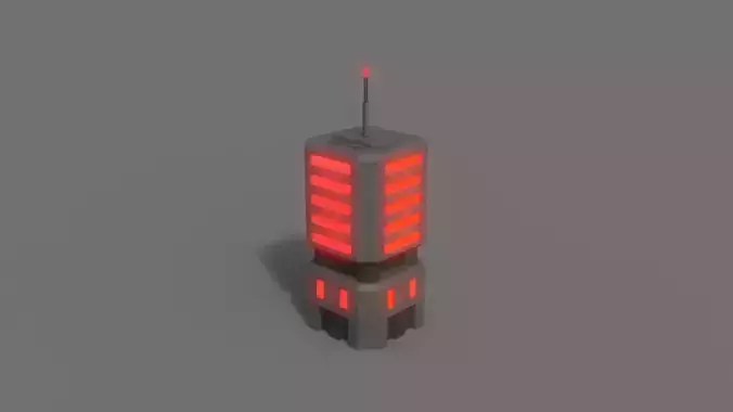 PBR Sci-Fi Building V22