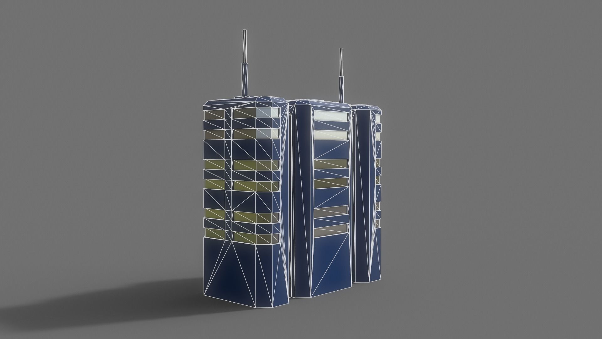 PBR Sci-Fi Building A24 Low-poly 3D model_11